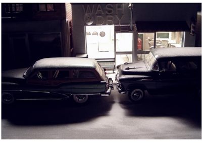 Here the Wash and Dry was photographed at night.