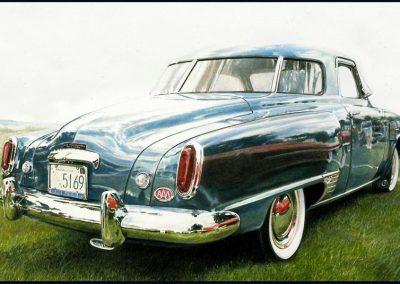 A 1950 Studebaker illustration.