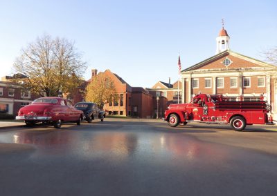 A finished shot of the Elgin Park fire station.
