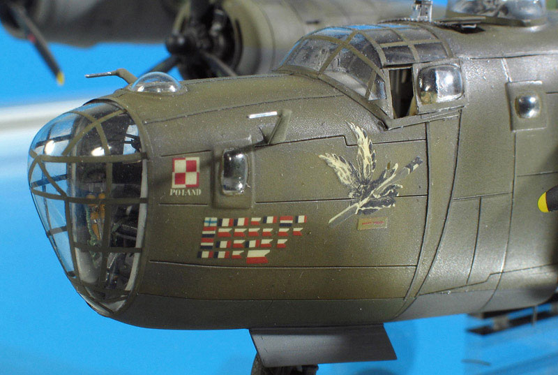 1/72 Scale B-24 Liberator Another angle shows more details in the nose and bombardier's canopy.