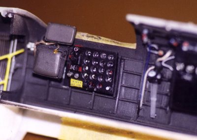 Each of the tiny instruments have a detailed face.