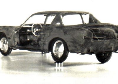 Early progress on Roger's first version of the scale model Avanti.