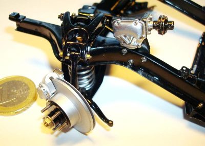 This photo shows the front disc brake.