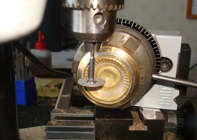 Roger’s process for making the hubcaps.
