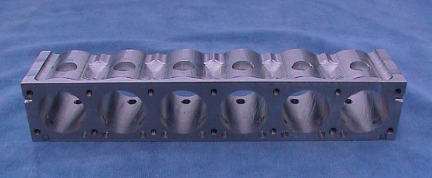 Deltic Cylinder Block The Deltic cylinder block for center section 2.