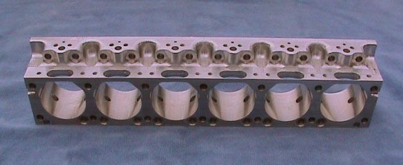 Deltic Cylinder Block The cylinder block for exhaust end 2.