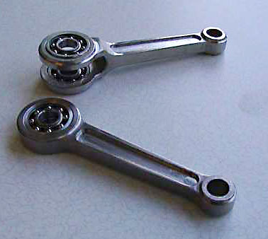 Deltic Connecting Rods Two small exhaust and inlet connecting rods.