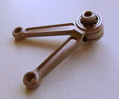 Deltic Connecting Rods A finished pair of connecting rods.