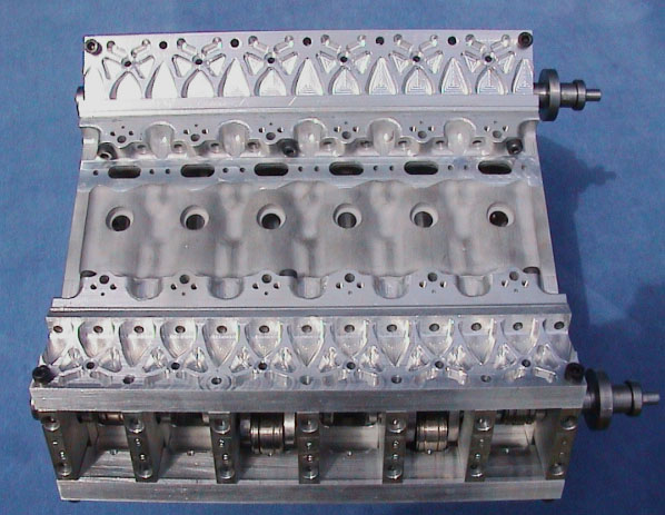 Deltic Cylinder Assembly A look at the top of cylinder assembly number two.