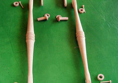 Drive components were laid out before assembly.