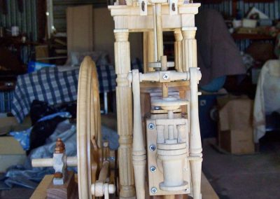 The "Mary" walking beam steam engine.