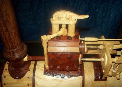 An additional valve gear was added.