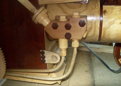 More progress on the wooden traction engine.