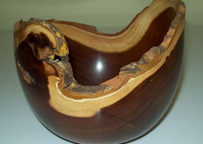 This 5" diameter bowl was made from Osage orange.