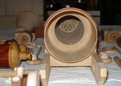 More components for the wooden 4-4-0 locomotive.