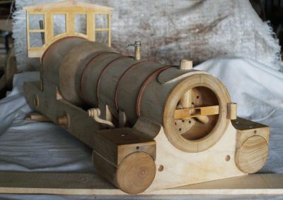 Further construction of the 4-4-0.