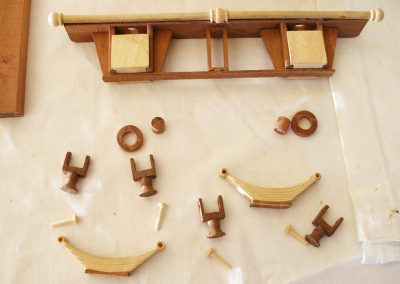 Some components of a truck for the tender.