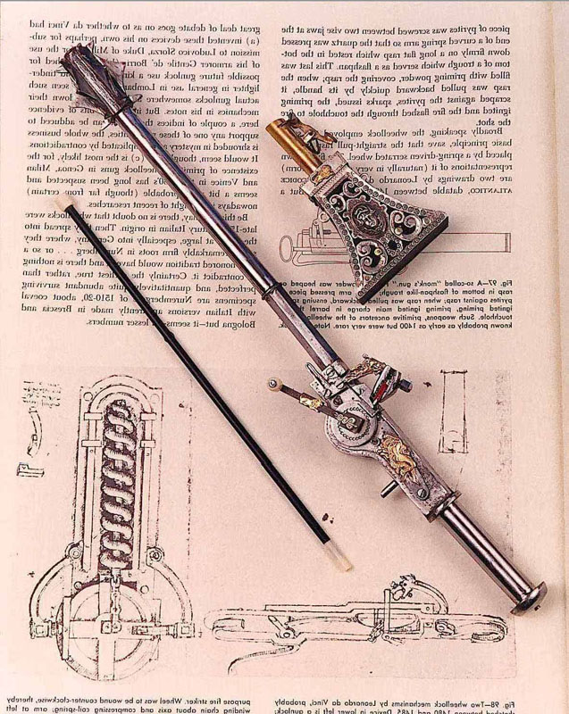 Miniature Wheel Lock Pistol Antonio’s miniature wheel lock pistol combined with a medieval mace.