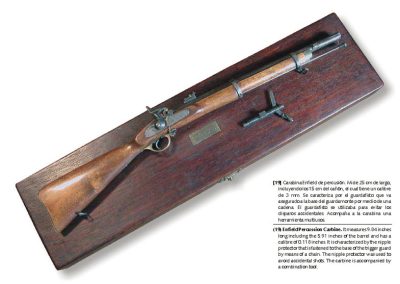 A miniature Enfield percussion carbine.