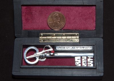 Antonio’s matchlock warder’s key.
