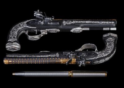 Boutet pistols ar 1/3 scale.