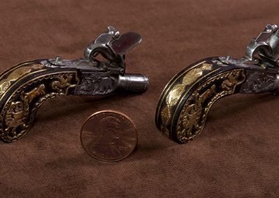 Antonio's miniature Muff pistols.