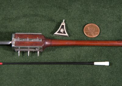Antonio’s miniature matchlock pike.