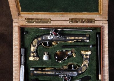 A 1/4 scale Boutet “Legion of Honor” pistol set.