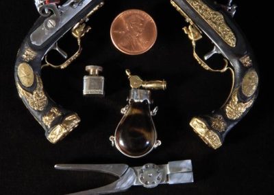 A 1/4 scale Boutet “Legion of Honor” pistol set.