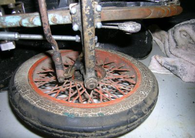 Details of the underside of the car.