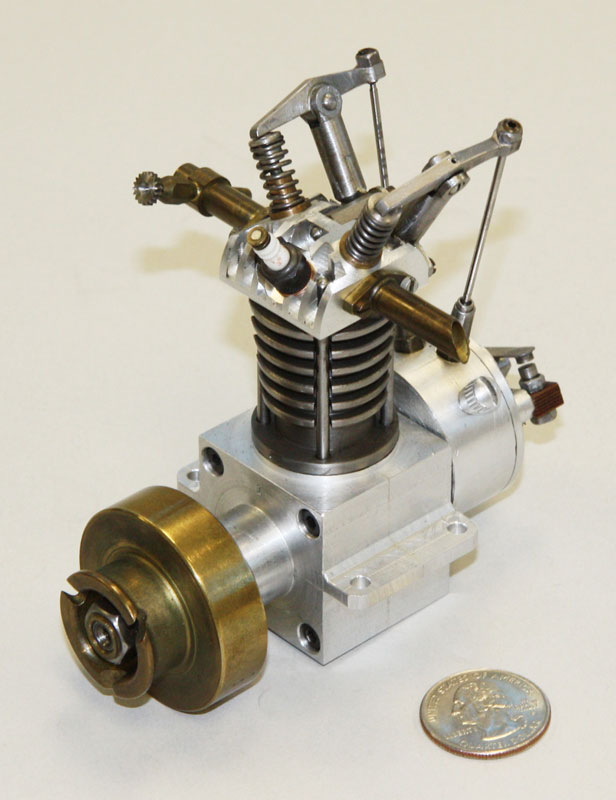 1-Cylinder, 4-Cycle Model Boat Motor