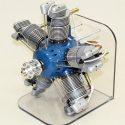 Warner Large Scale 5-Cylinder Radial Aircraft Engine