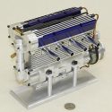 The Profi “DOHC 50” 4-cylinder inline racing engine.