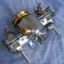Bennett Water-Cooled Opposed Twin Engine