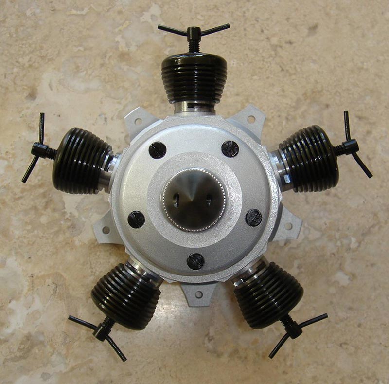 5-Cylinder Diesel Radial Engine