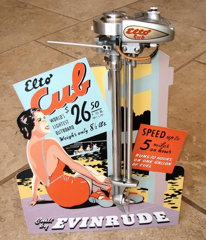 Elto Cub 1/3-Scale Outboard Boat Motor