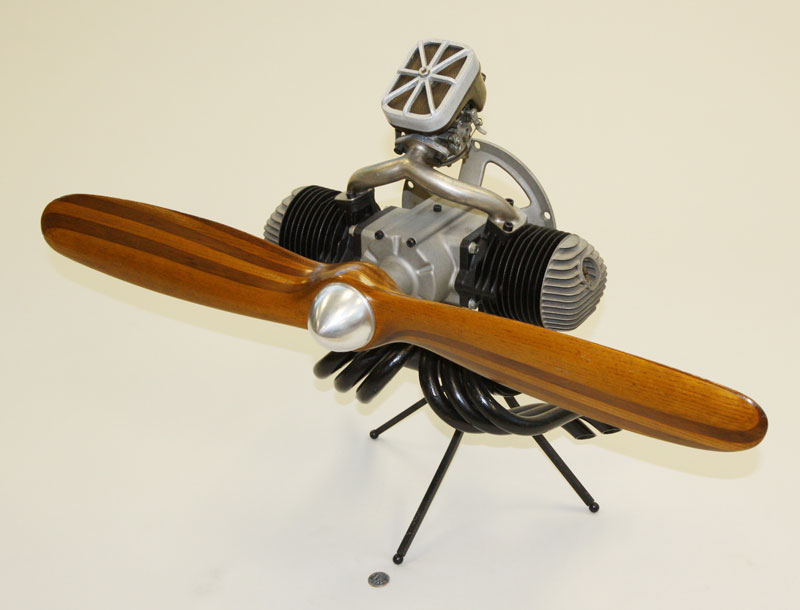 100cc 2-Cylinder Opposed Aircraft Engine