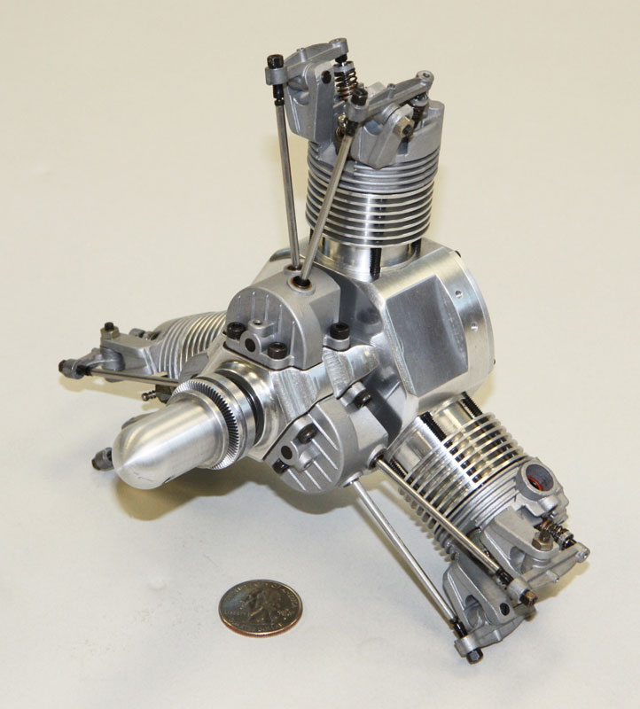 Edwards FA90-3, 3-Cylinder Radial Aircraft Engine