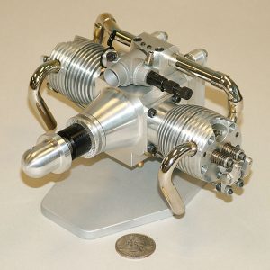 2-Cylinder Opposed Model Airplane Engine