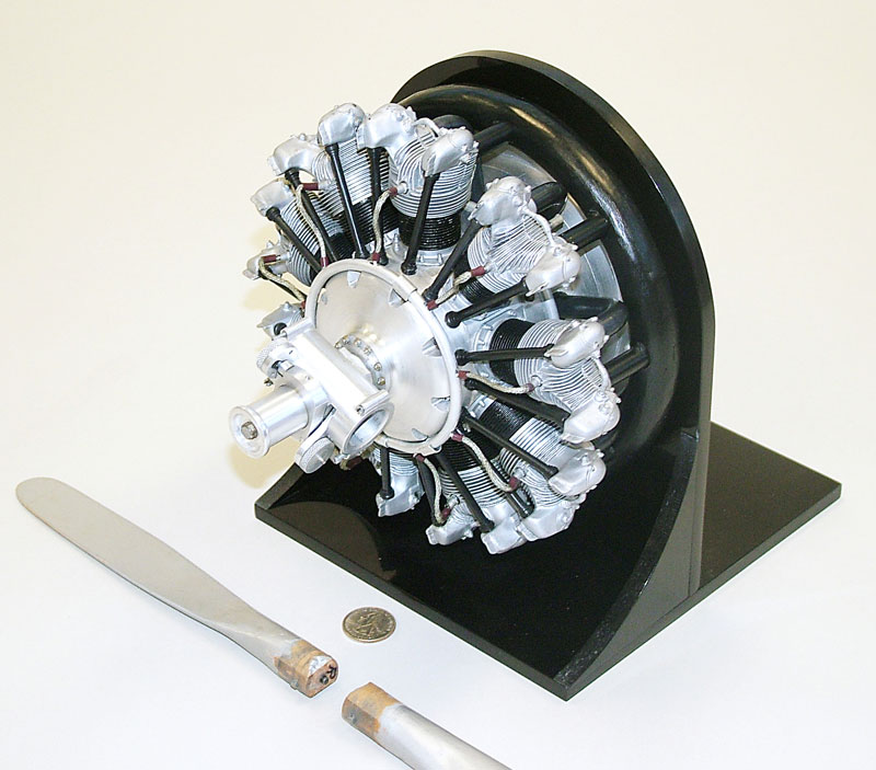 Thompson “Tarantula” 9-Engine Radial Model Aircraft Engine