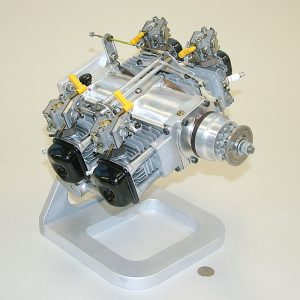 Thompson Designs Flat Four Model Airplane Engine