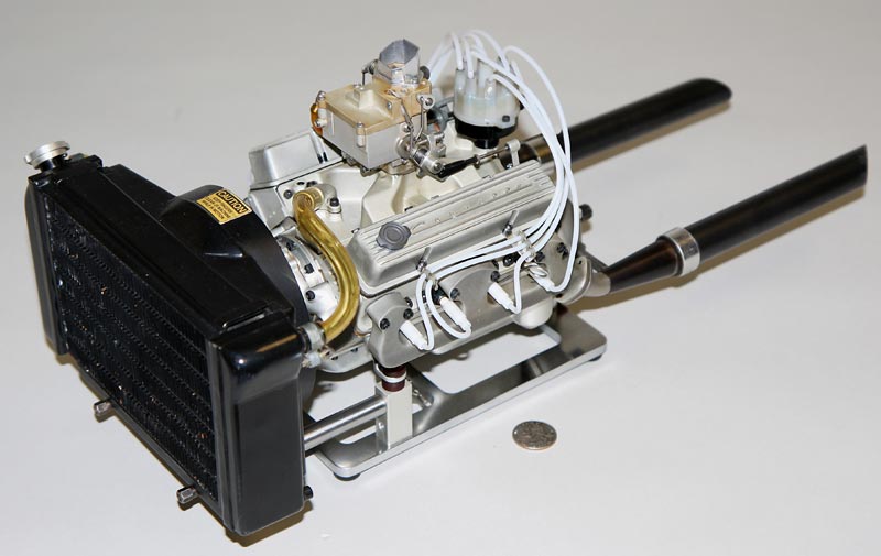 1/4 Scale Small Block Chevy V-8 Engine