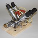 V-4 Stirling Cycle Engine