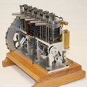 Open Crank 6 Inline Engine 