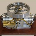 Custom Engineered 2-Cylinder Hit N’ Miss Engine