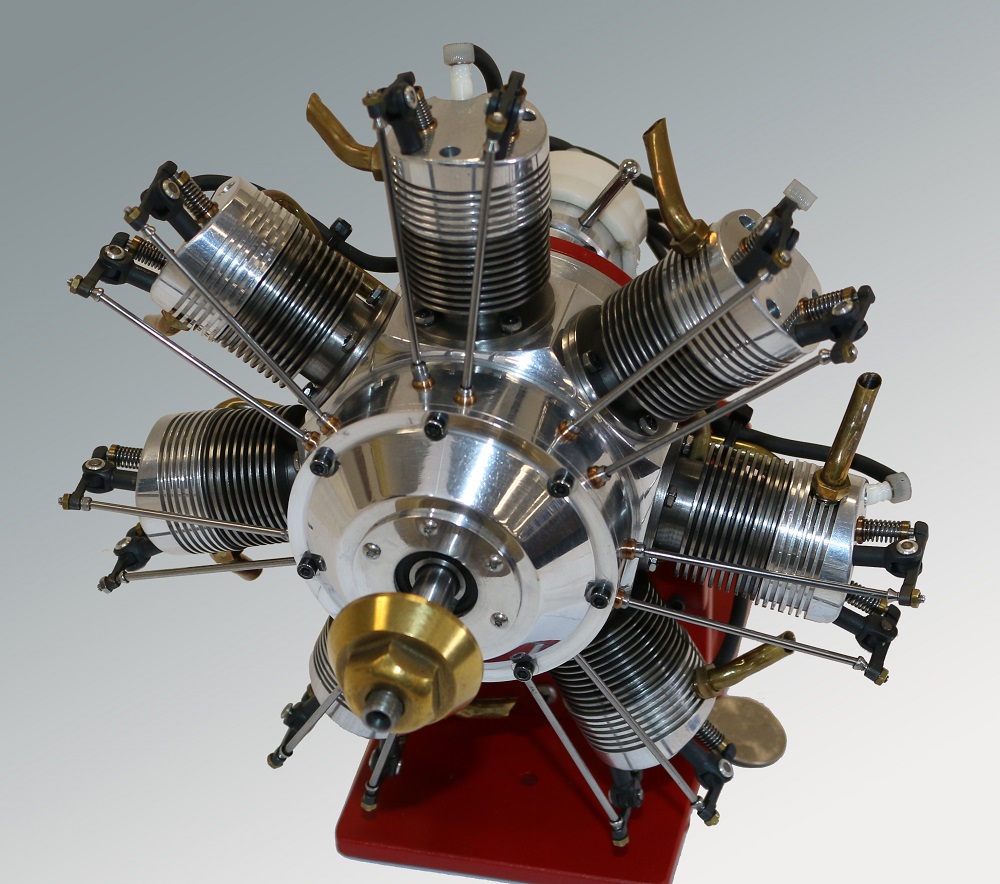 Jemma 7-Cylinder Radial Airplane Engine