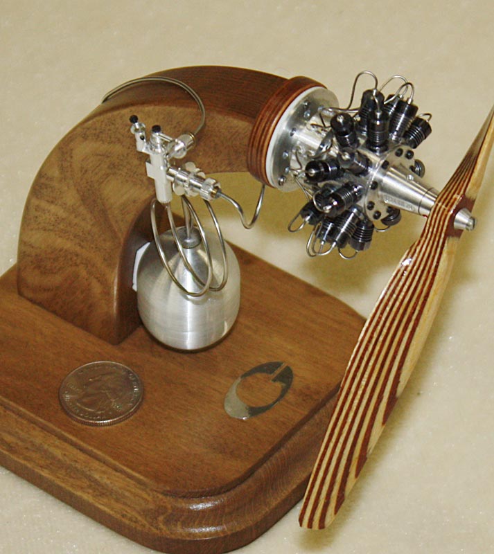 Gasparin 18-Cylinder Radial CO2 Engine