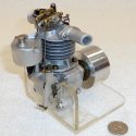 The Feeney single-cylinder 4-cycle model engine.