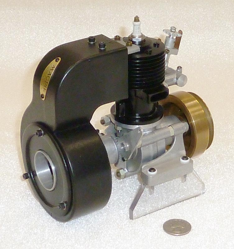 The Magpie 2-cycle marine engine.