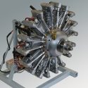 Wright Whirlwind J5 Model Airplane Engine